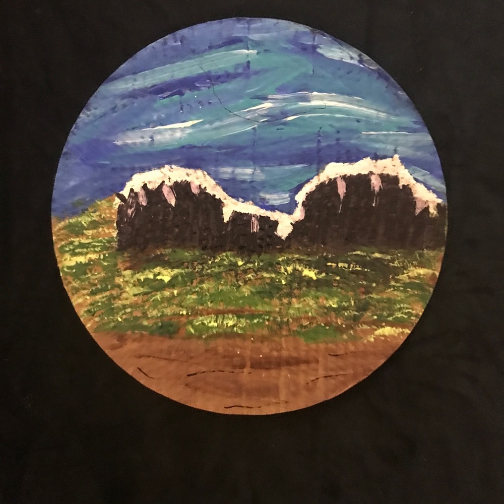 Colorful Hand Design & Hand Painted Plate - Picture 14 of 16